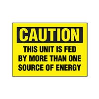 Panduit Corp - PPS0305C174 - SIGN ELECTRL WARN 5"X3.5" BLK/YL