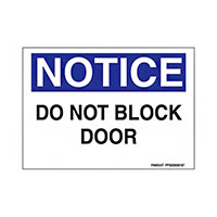 Panduit Corp - PPS0305N107 - SIGN ID RATING 5"X3.5" BK/BLU/WT