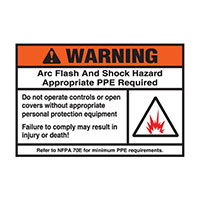 Panduit Corp - PPS0305W2109 - SIGN ELECTRL WARN