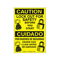 Panduit Corp - PPS0503C181SE - SIGN ELECTRL WARN 5"X3.5" BLK/YL