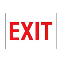 Panduit Corp - PPS0710B430 - SIGN ID RATINGS 10"X7" RED/WHT