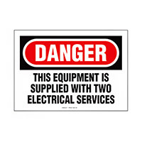 Panduit Corp - PPS0710D129 - SIGN ELECTRL WARN 10"X7" BLK/RED
