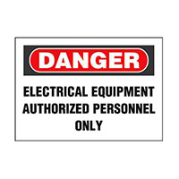 Panduit Corp - PPS0710D70 - SIGN ELECTRL WARN 10"X7" BLK/RED
