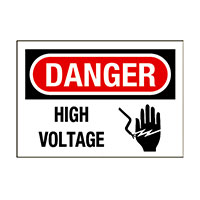 Panduit Corp - PPS0710D76 - SIGN ELECTRL WARN 10"X7" BLK/RED