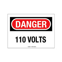 Panduit Corp - PPS0710DV001 - SIGN ELECTRL WARN 10"X7" BLK/RED