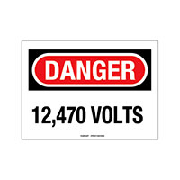 Panduit Corp - PPS0710DV005 - SIGN ELECTRL WARN 10"X7" BLK/RED