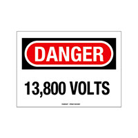 Panduit Corp - PPS0710DV007 - SIGN ELECTRL WARN 10"X7" BLK/RED