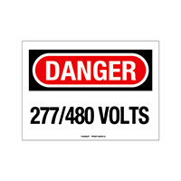 Panduit Corp - PPS0710DV013 - SIGN ELECTRL WARN 10"X7" BLK/RED