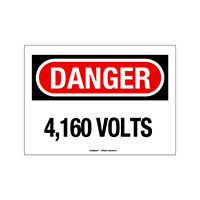 Panduit Corp - PPS0710DV015 - SIGN ELECTRL WARN 10"X7" BLK/RED