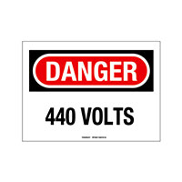 Panduit Corp - PPS0710DV016 - SIGN ELECTRL WARN 10"X7" BLK/RED