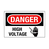 Panduit Corp - PPS1014D76 - SIGN ELECTRL WARN 14"X10" BLK/RD