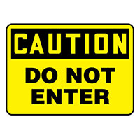 Panduit Corp - PRS1014C7015 - SIGN 14"X10" BLACK/YELLOW