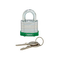 Panduit Corp - PSL-6GR - LAMIN STEEL PADLOCK GREEN BUMP