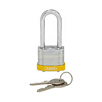 Panduit Corp - PSL-6YL-LS - LAMIN STEEL PADLOCK LONG SHACK