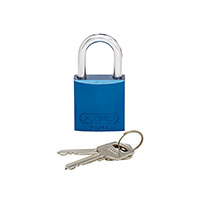Panduit Corp - PSL-7BU - ALUMINUM BODY PADLOCK BLUE