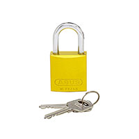 Panduit Corp - PSL-7YL - ALUMINUM BODY PADLOCK YELLOW