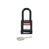 Panduit Corp - PSL-8BL - BLACK PLASTIC BODY PADLOCK