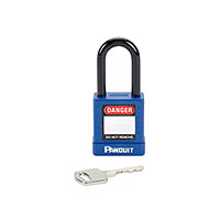 Panduit Corp - PSL-8BU - BLUE PLASTIC BODY PADLOCK