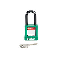 Panduit Corp - PSL-8GR - GREEN PLASTIC BODY PADLOCK