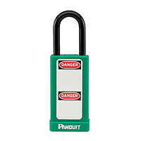Panduit Corp - PSL-8GR-LB - GREEN 3.00 LONG BODY PADLOCK