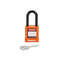 Panduit Corp - PSL-8OR - ORANGE PLASTIC BODY PADLOCK
