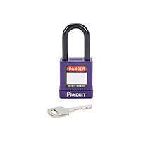 Panduit Corp - PSL-8PU - PURPLE PLASTIC BODY PADLOCK