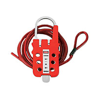 Panduit Corp - PSL-MLD - LOCKOUT MULTIPLE W/HASP & CABLE