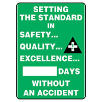 Panduit Corp - PSTB002 - SIGN 20"X14" WHITE/GREEN/BLACK