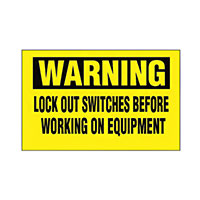 Panduit Corp - PVS0204W172Y - SIGN ELECTRL WARN 4.5"X2.25"