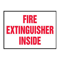 Panduit Corp - PVS0305B3449 - LABEL 5"X3.5" RED/WHITE 5/PK