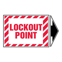 Panduit Corp - PVS0305B3541 - LABEL 5"X3.5" RED/BLACK/WHT 5/PK