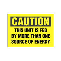 Panduit Corp - PVS0305C174Y - SIGN ELECTRL WARN 5"X3.5" BLK/YL