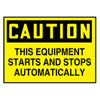 Panduit Corp - PVS0305C3793 - LABEL 5"X3.5" BLACK/YELLOW 5/PK