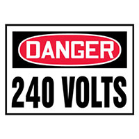 Panduit Corp - PVS0305D3170 - LABEL 5"X3.5" RED/BLACK/WHT 5/PK