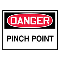 Panduit Corp - PVS0305D3284 - LABEL 5"X3.5" RED/BLACK/WHT 5/PK