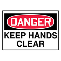 Panduit Corp - PVS0305D3290 - LABEL 5"X3.5" RED/BLACK/WHT 5/PK