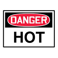 Panduit Corp - PVS0305D3304 - LABEL 5"X3.5" RED/BLACK/WHT 5/PK