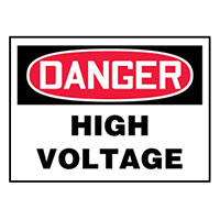 Panduit Corp - PVS0305D7151 - LABEL 7"X5" RED/BLACK/WHT 5/PK