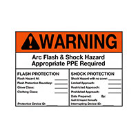 Panduit Corp - PVS0305W2101Y - SIGN ELECTRL WARN 5"X3.5"