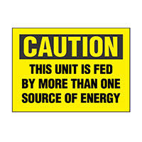 Panduit Corp - PVS0505C174Y - SIGN ELECTRL WARN 5"X3.5" BLK/YL