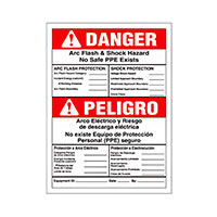 Panduit Corp - PVS0705D2105Y-S - SIGN ELECTRL WARN 7"X5" BLCK/RD