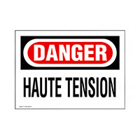 Panduit Corp - PVS0710D72Y-F - SIGN ELECTRL WARN 10"X7" BLK/RED