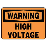 Panduit Corp - PVS0710W7139 - SIGN 10"X7" BLACK/ORANGE