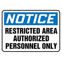 Panduit Corp - PVS1014N7037 - SIGN 14"X10" BLACK/BLUE/WHITE