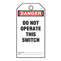 Panduit Corp - PVT-155-Q - TAG ID RATINGS 5.75"X3" BK/RD/WT