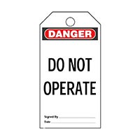 Panduit Corp - PVT-41 - TAG ELECTRL WARN 5.75"X3" 5PC