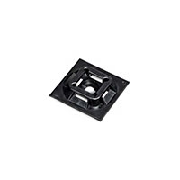 Panduit Corp - SGABM25-AV-C300 - CABLE TIE HLDR QUAD ADH BLK