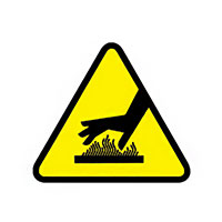 Panduit Corp - WL36Y - LABL ELECT WARN 2"W BLK/YL 50/PK