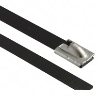 Panduit Corp - MLTFC2H-LP316 - TIE 316SS POLYCOAT 250# 7.9"L BK