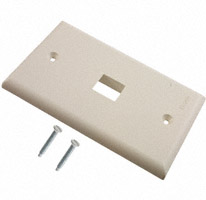 Panduit Corp - NK1FNIW - FACEPLATE SNGL GANG 1PORT WHITE